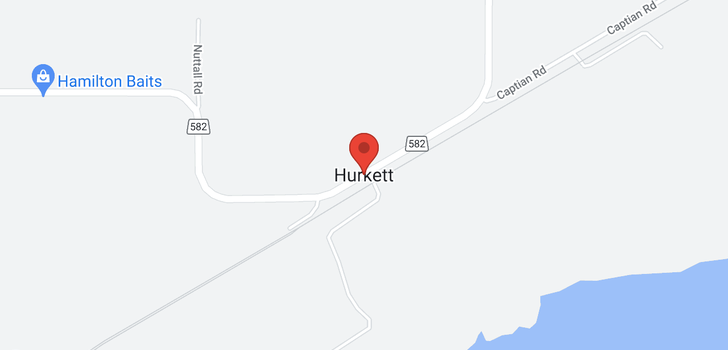 map of 632 Hurkett Loop Rd